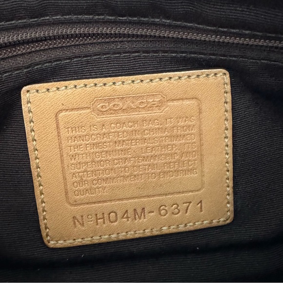 Vintage Y2K Coach Jacquard Demi Baguette Shoulder Bag - Picture 7 of 7